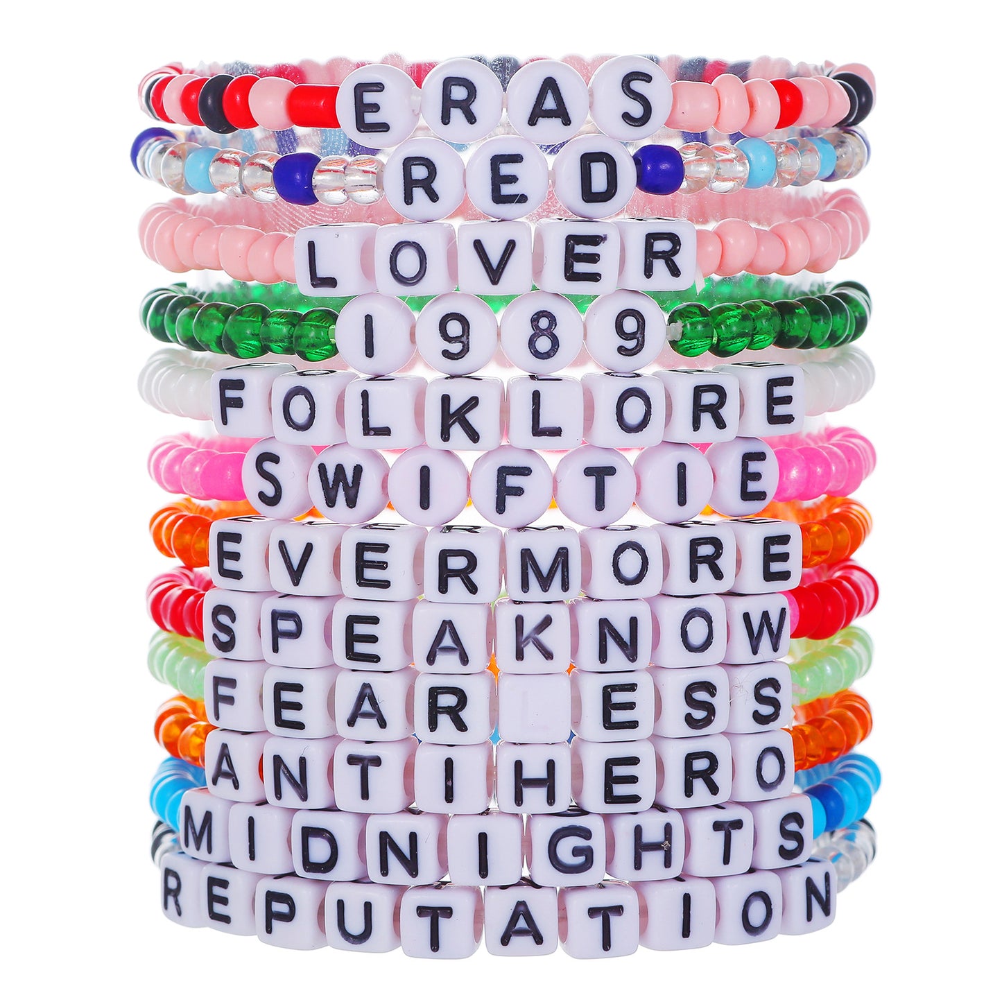 Geometric Letter Resin Stainless Steel Brass Acrylic Bracelet