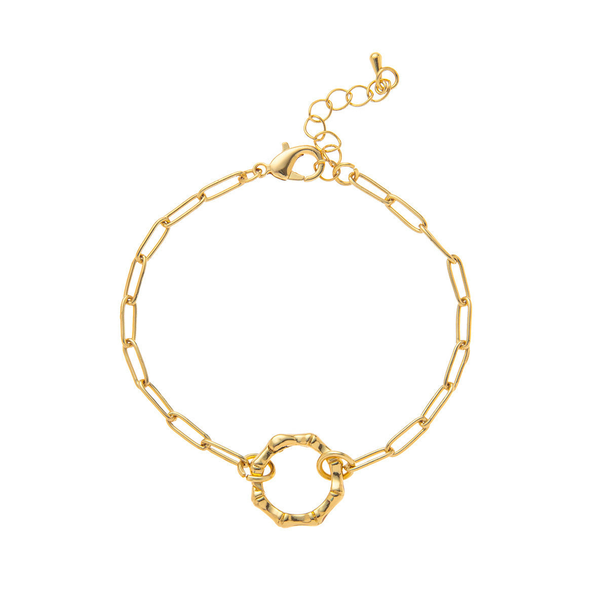 Minimalist Geometric Stainless Steel Plated Charm Bar