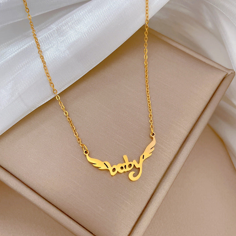 Collana girocollo minimalista in acciaio al titanio con pendente geometrico con perla tonda quadrata smussata unisex