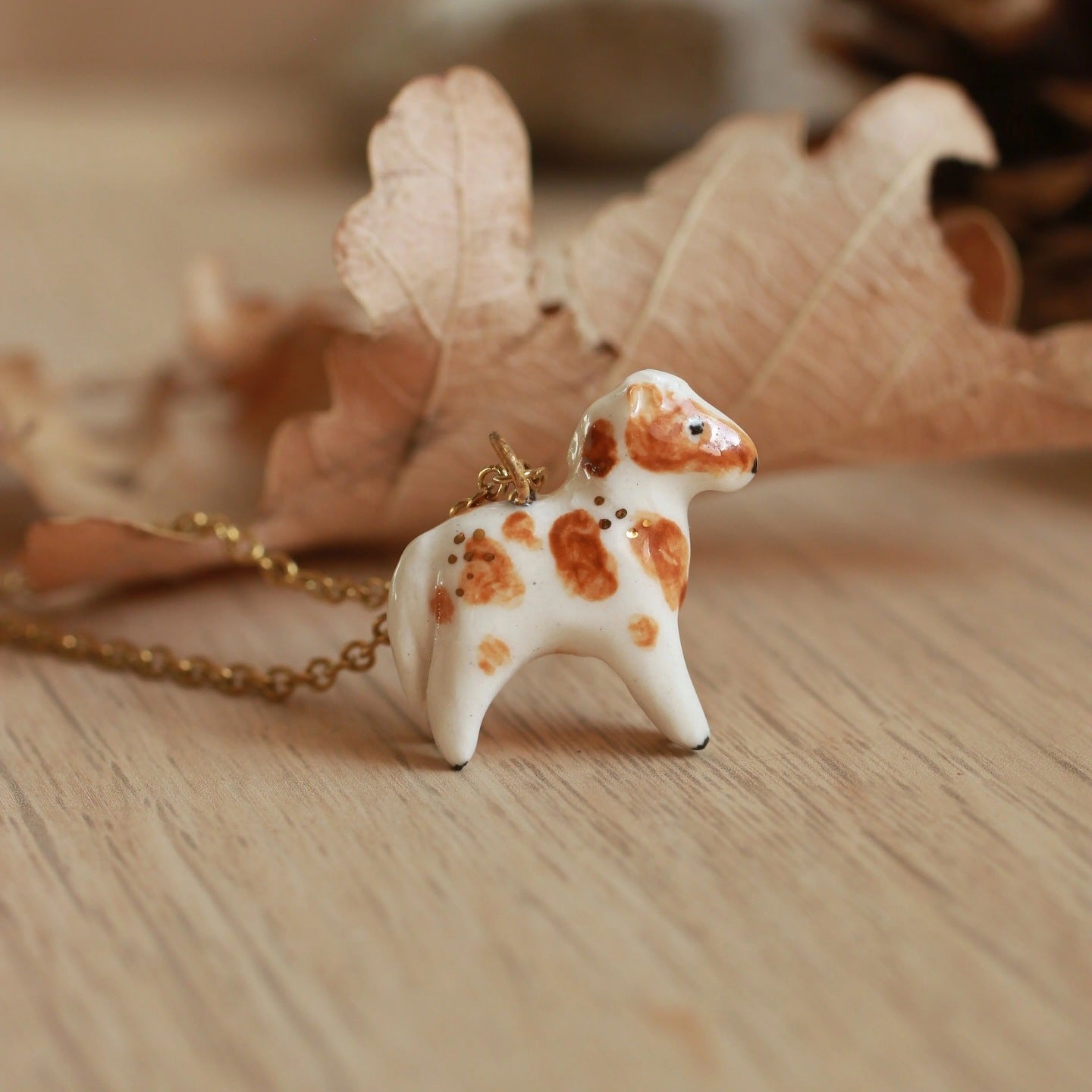 Minimalist Luxury 18K Gold Plated Stainless Steel Fox Animal Pendant Necklace for Unisex
