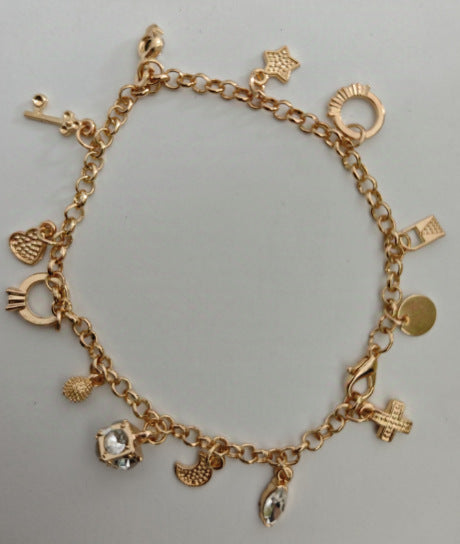Natural Style Stainless Steel Plated Bracelet for Women and Teen Girls with Fresh Sweet Design