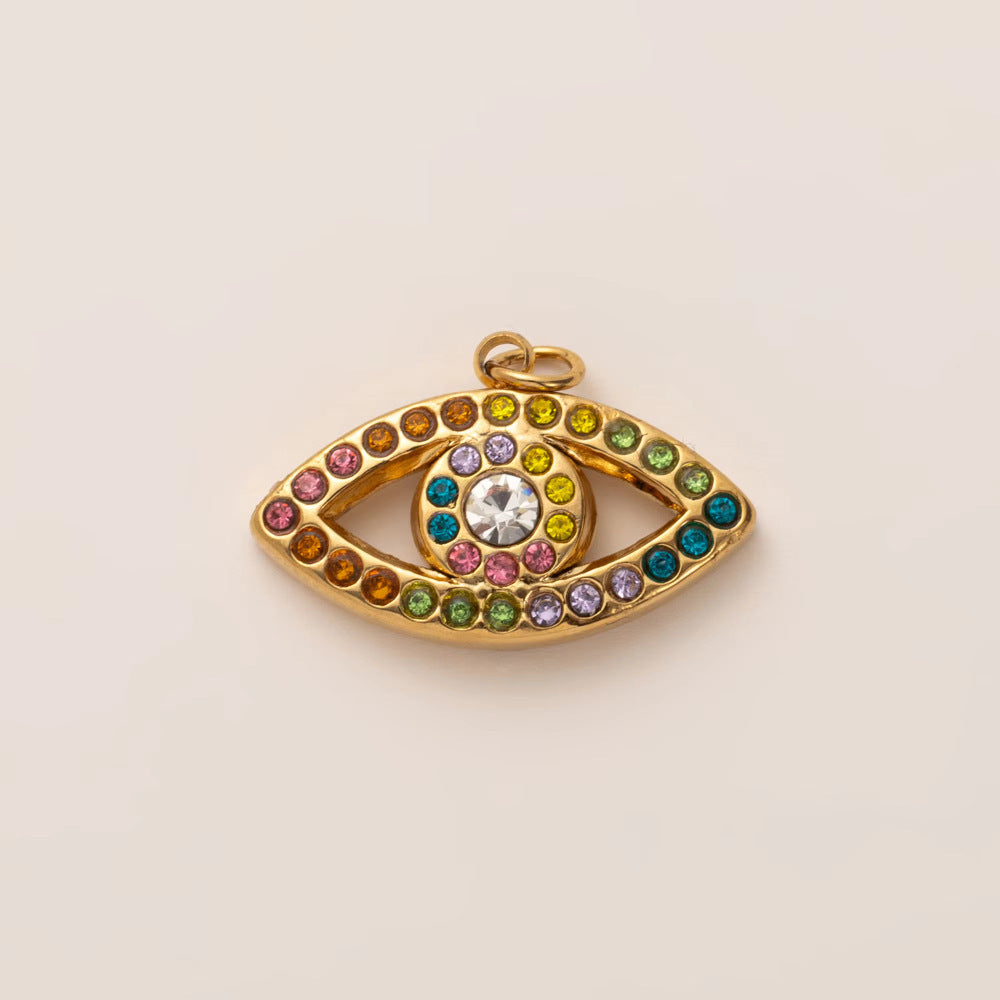 Fashion Plated Stainless Steel Sun Moon Star Heart Geometric Charm Bar Pendant Necklace