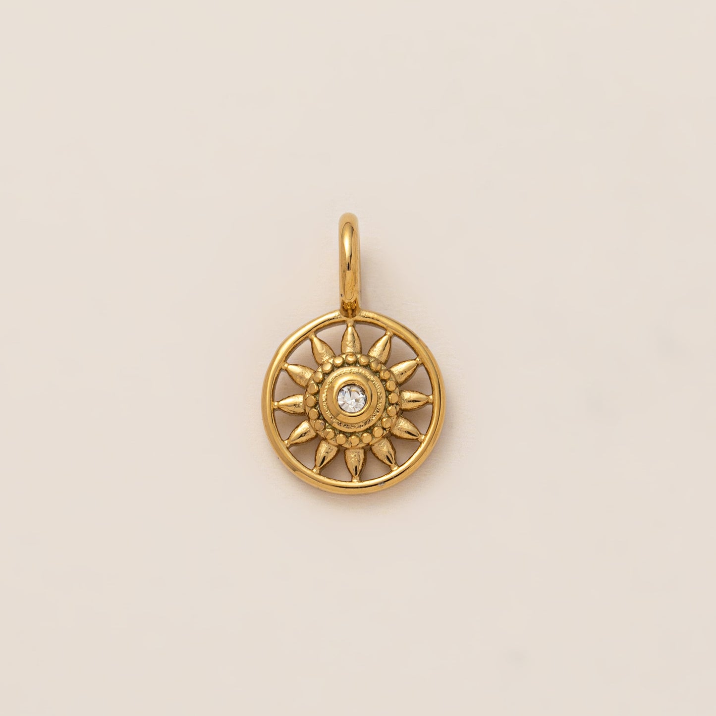 Casual Stainless Steel PVD 18K Gold Plated Elephant Heart Pendant Necklace