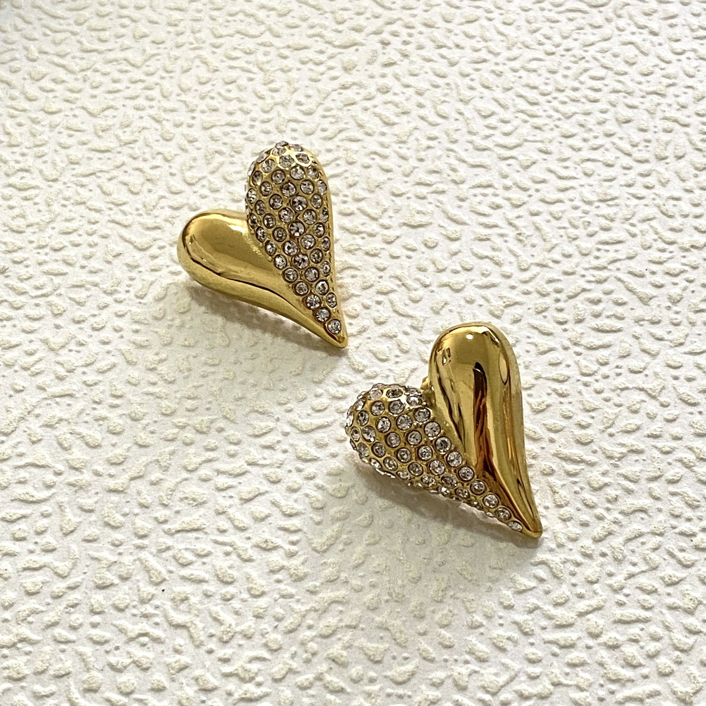 Luxury Elegant Shell Heart Stainless Steel Earrings