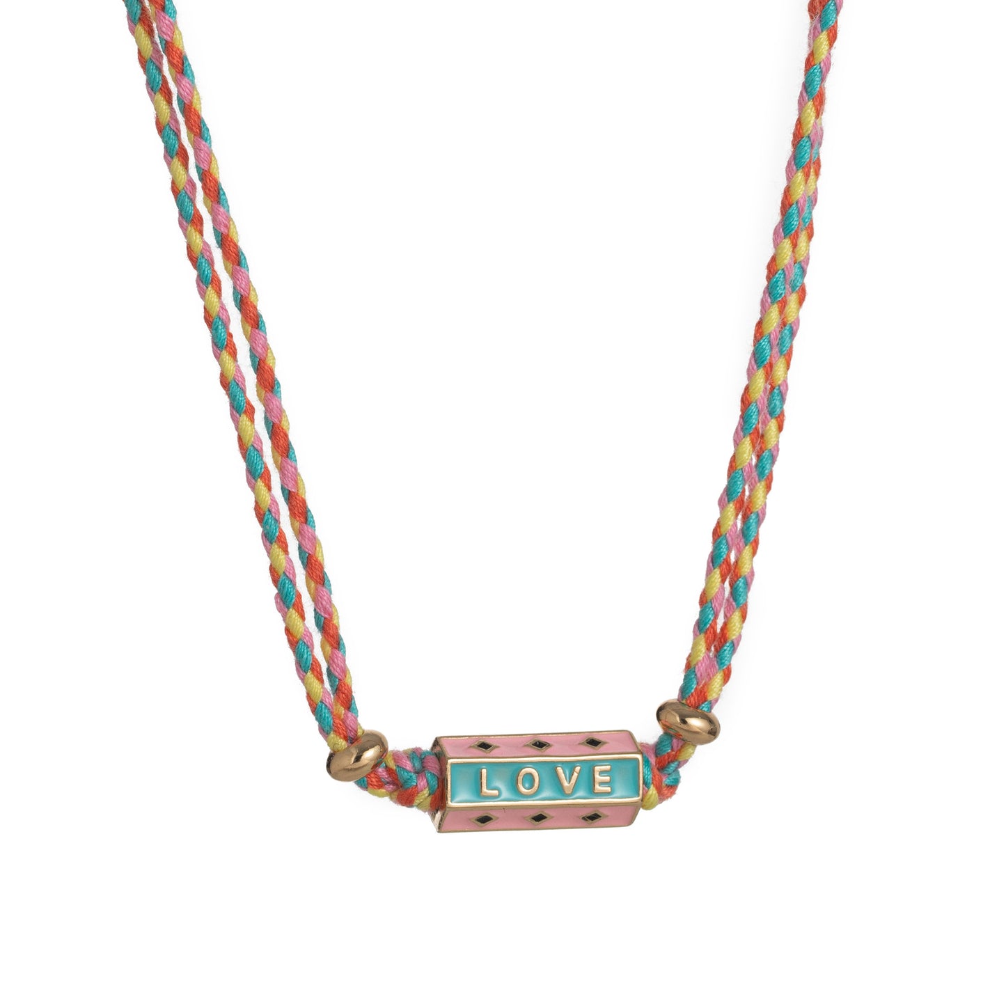 Collana con ciondolo a cuore geometrico stile bohémien da donna e uomo in acciaio al titanio placcato oro