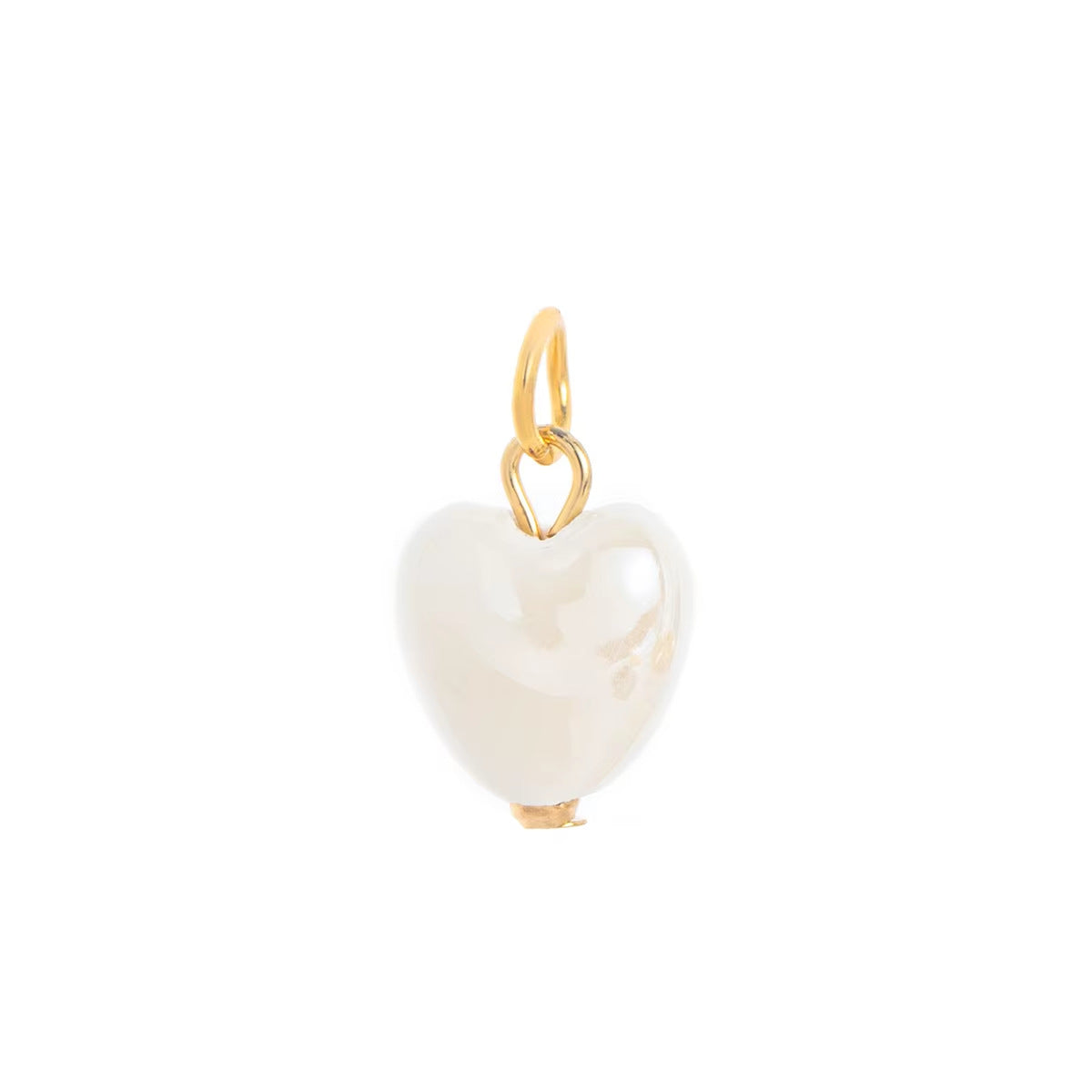 Minimalist Floral Pattern Brass PVD Plated Charm Bar