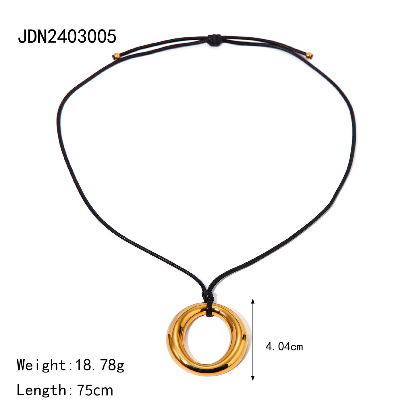 Collana con ciondolo a cuore minimalista in acciaio al titanio con set di orecchini a cerchio in acciaio inossidabile galvanizzato per donna