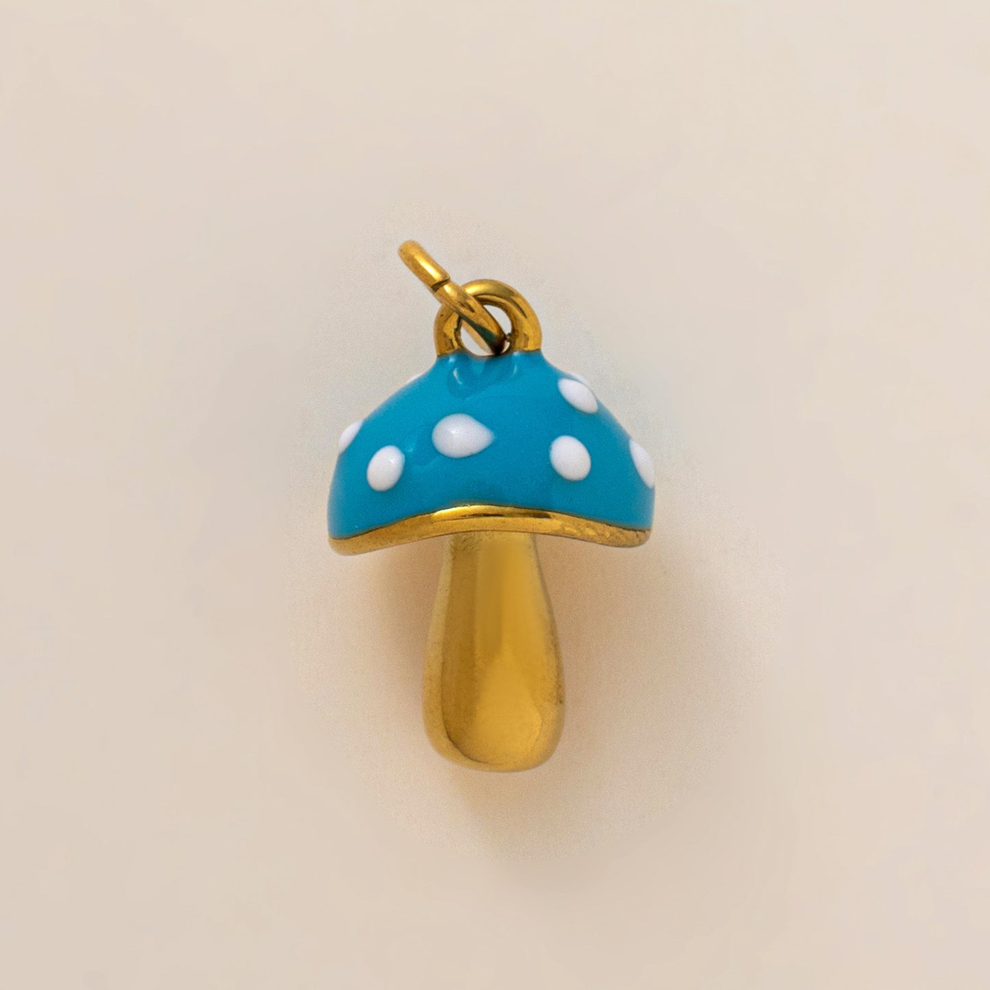 Vintage 18K Gold Plated Stainless Steel Pendant Charm Bar for Women