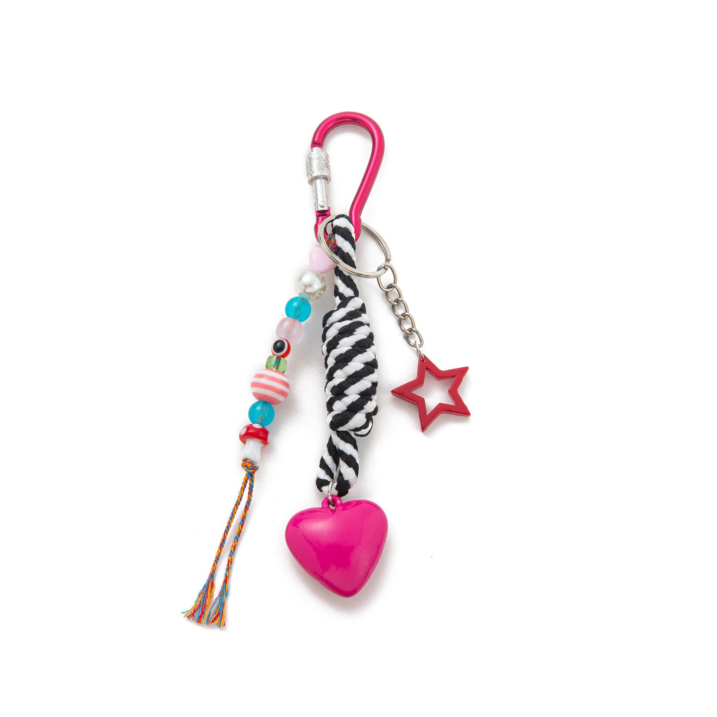Sweet 18K Gold Plated Alloy Heart Charm Bar