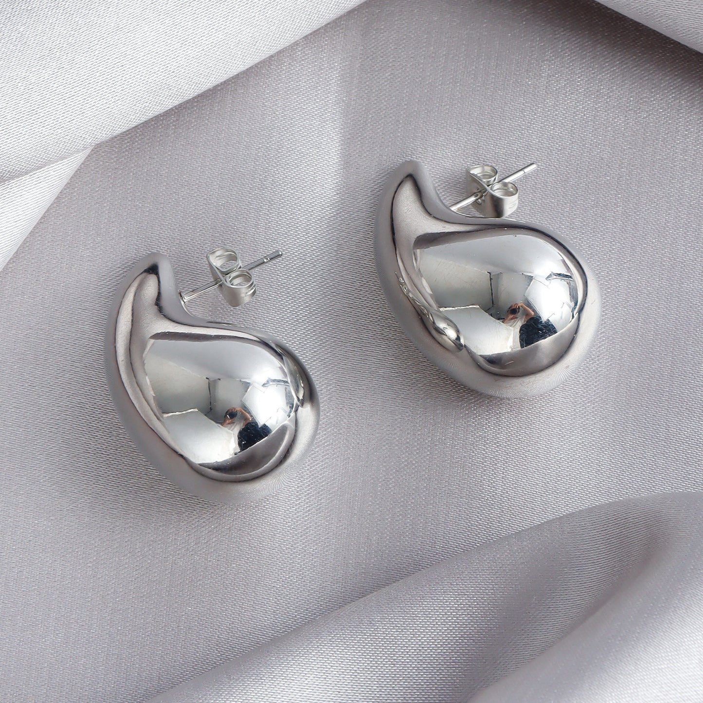 Punk Vintage Geometric Drop Earrings in Metal with Plated Finish