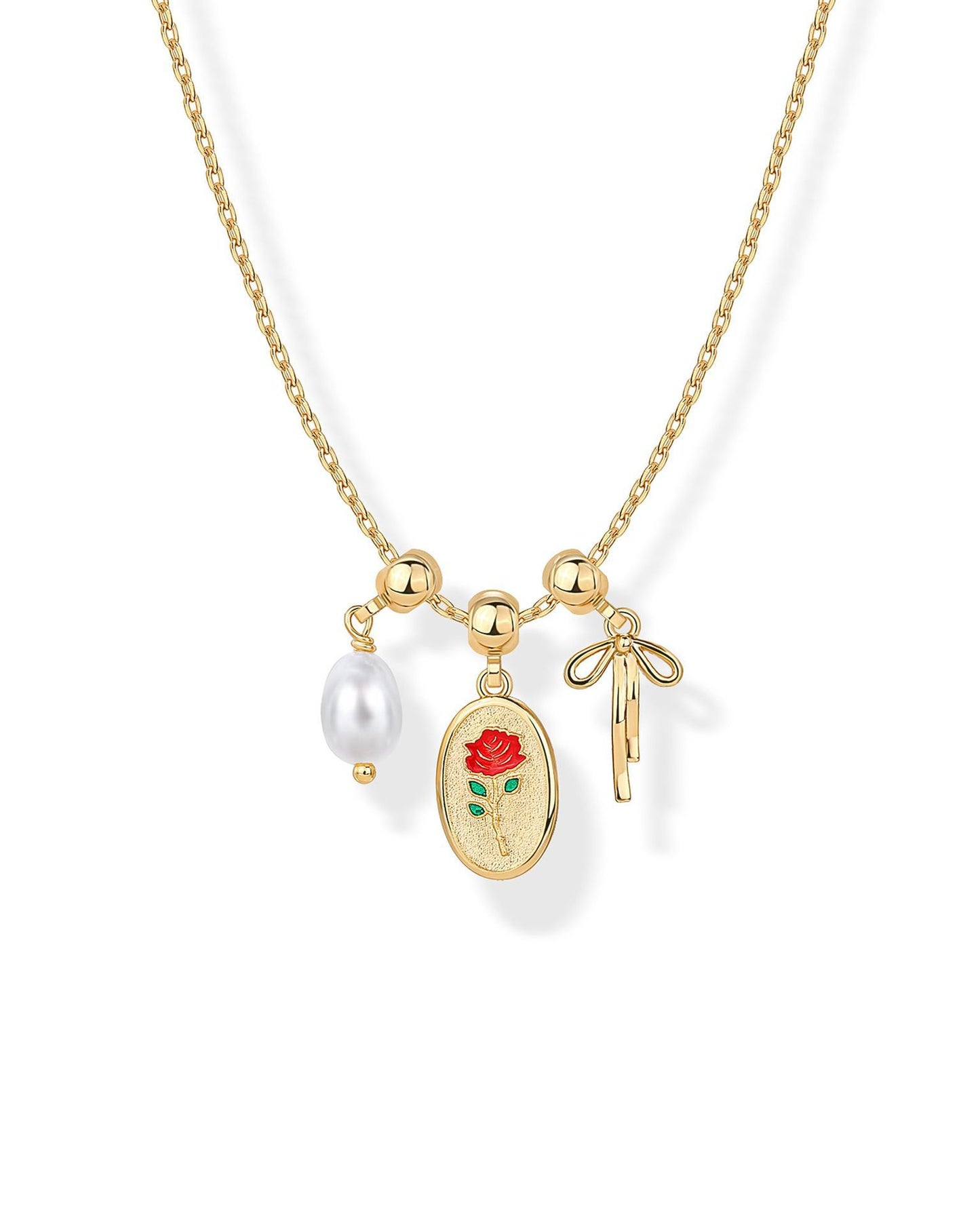 Minimalist Butterfly Heart Star Zircon Pendant Necklace for Women in Plated Copper with Mixed Gemstone Inlay
