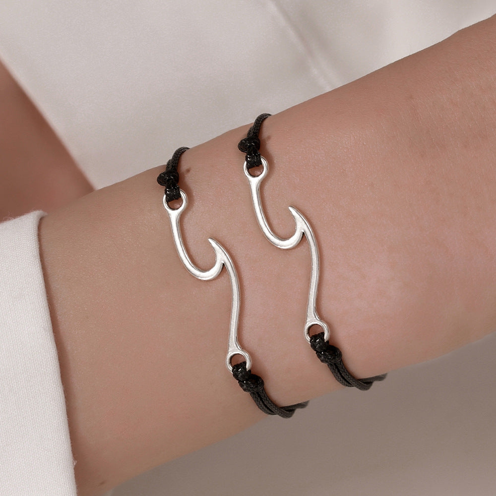 Cartoon Animal Stainless Steel Plated Woven Bracelet Unisex