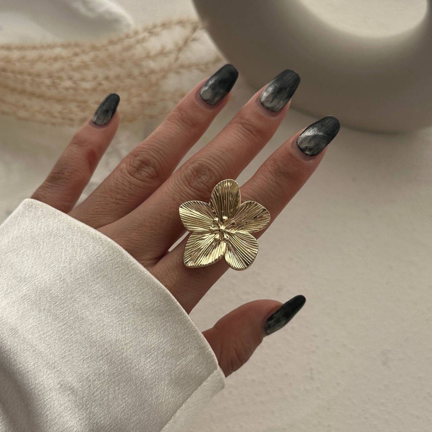 Set di bracciali a polsino placcati in lega geometrica per impieghi gravosi