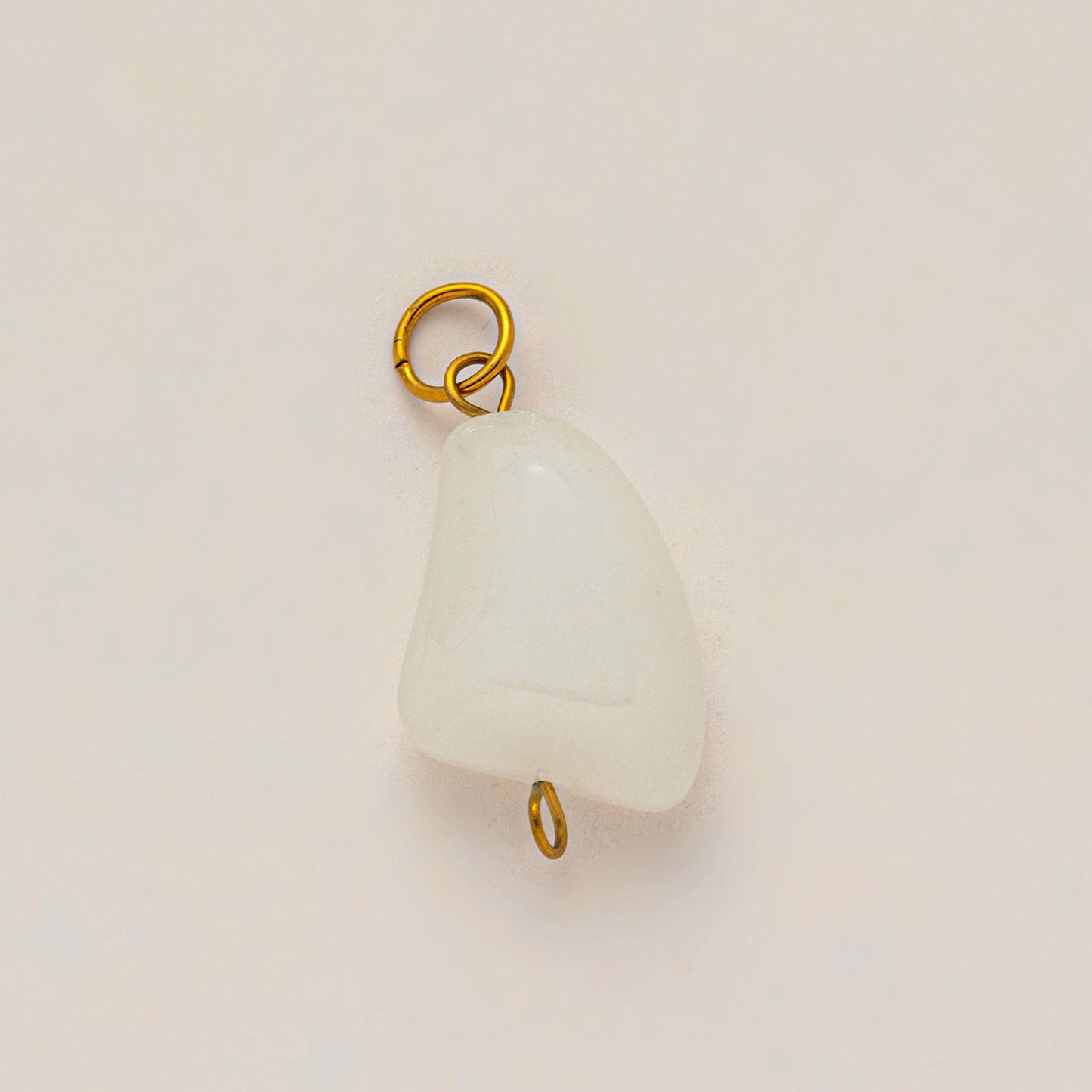 Vintage 18K Gold Plated Stainless Steel Birthstone Charm Bar for Women