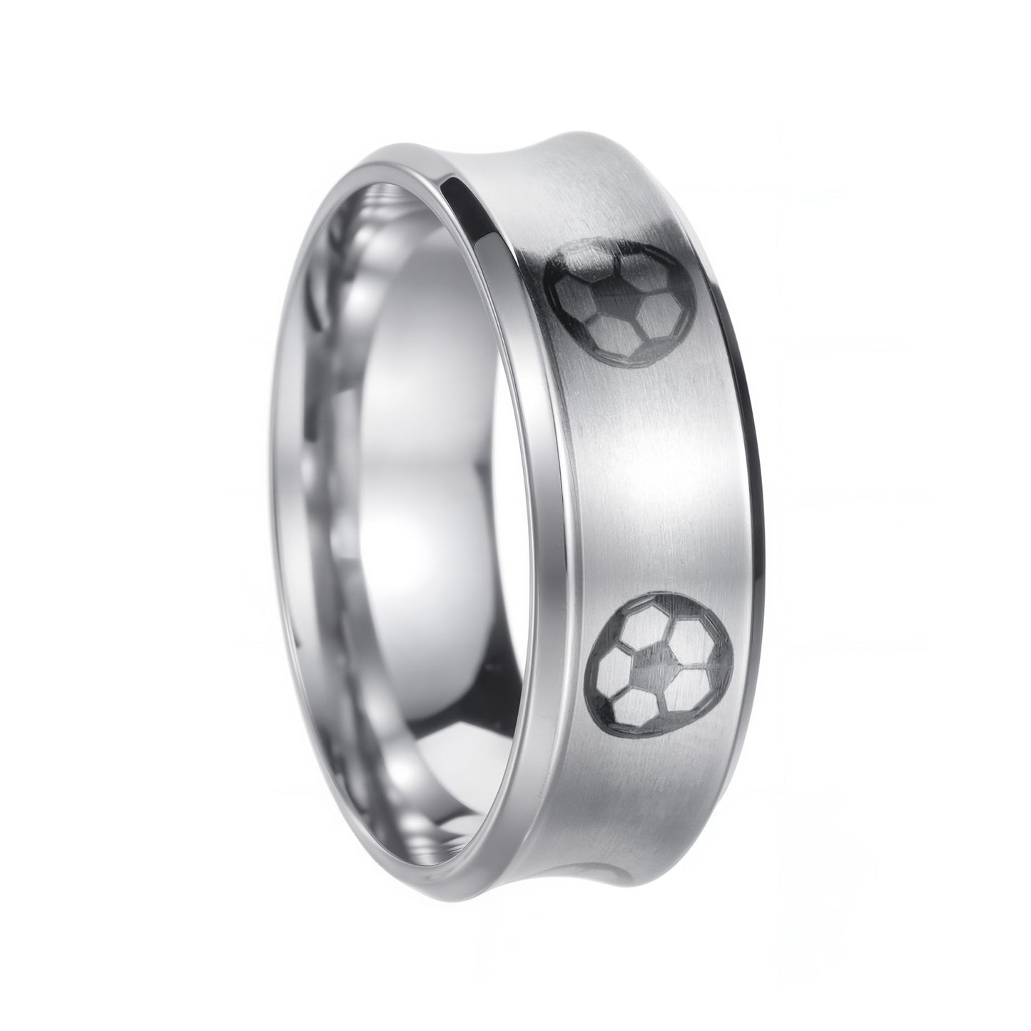 Anello Geometrico Unisex in Acciaio Inossidabile