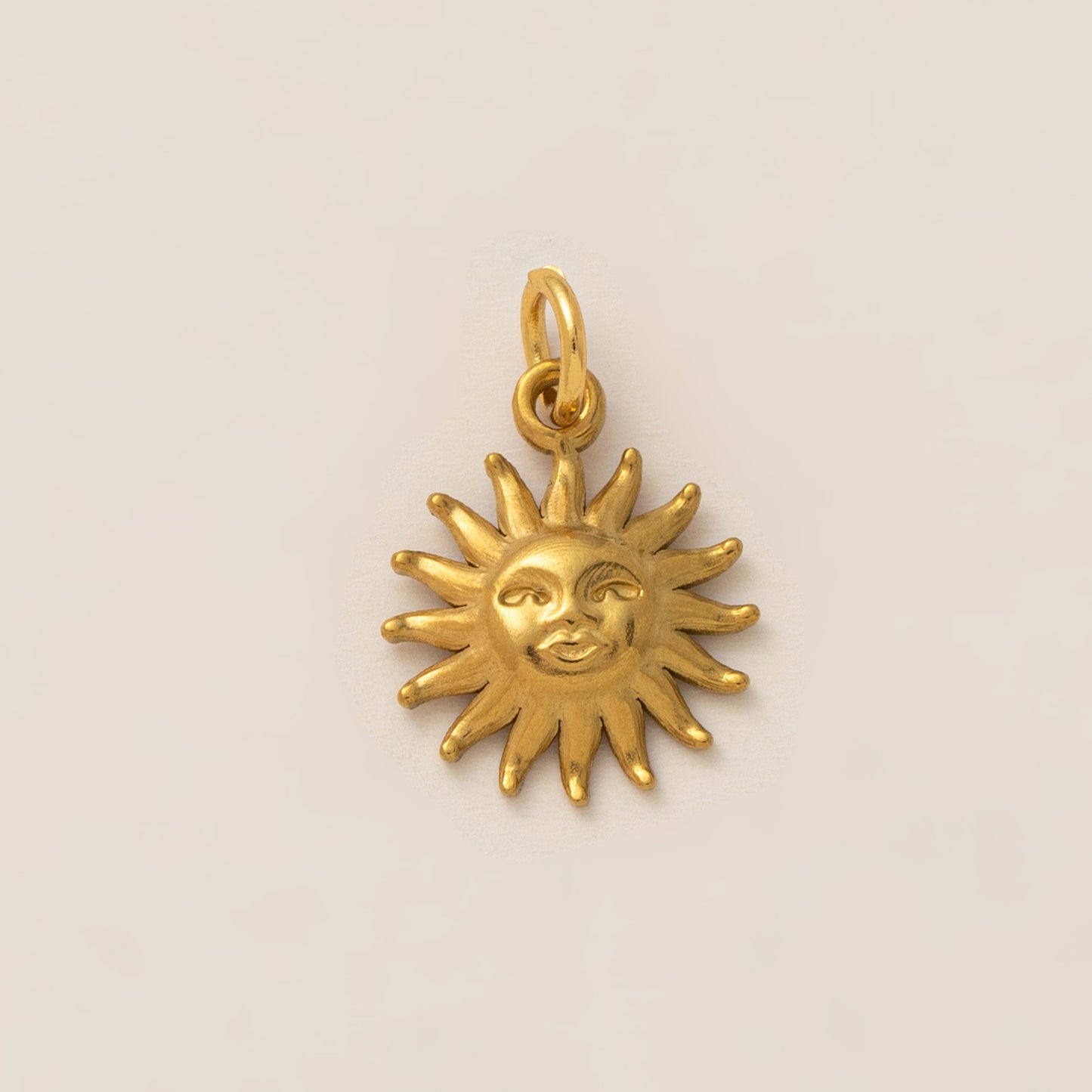 Minimalist 18K Gold Plated Round Square Geometric Stainless Steel Pendant Necklace