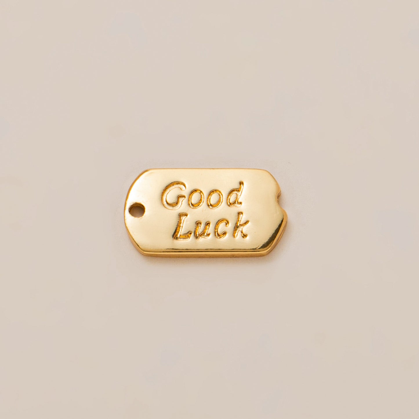 Luxury 18K Gold Plated Brass Heart Bow Geometric Pendant