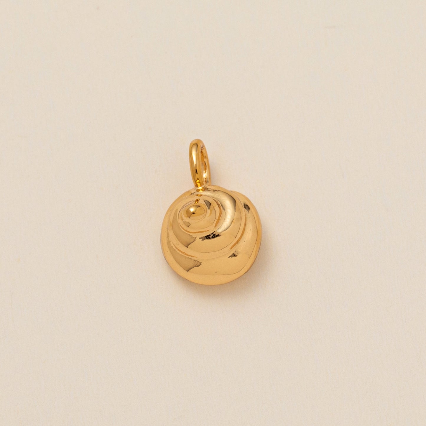 Minimalist Plated Brass Heart Charm Bar