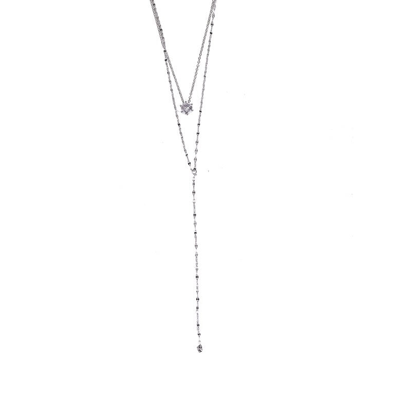 Minimalist Irregular Animal-Shaped Titanium Steel Pendant Necklace for Women with Plated Finish