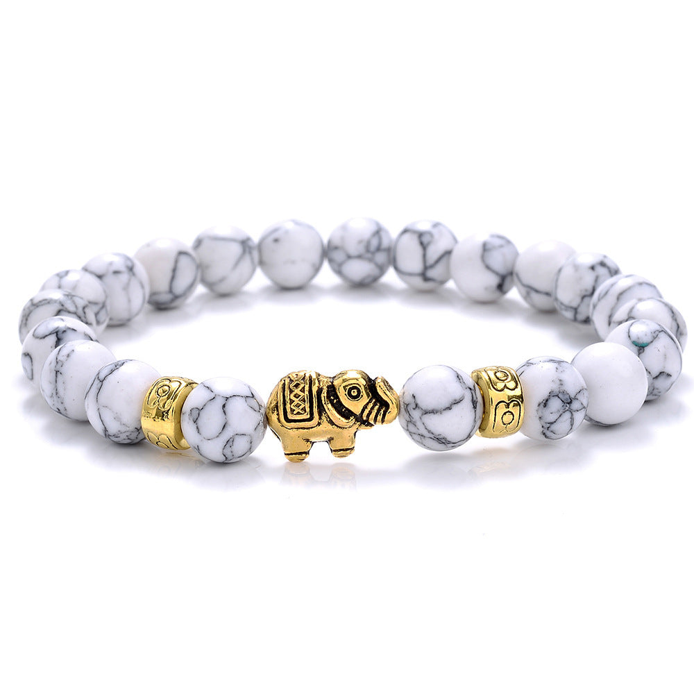 Ethnic Animal Alloy Bracelet with Turquoise Unisex Jewelry