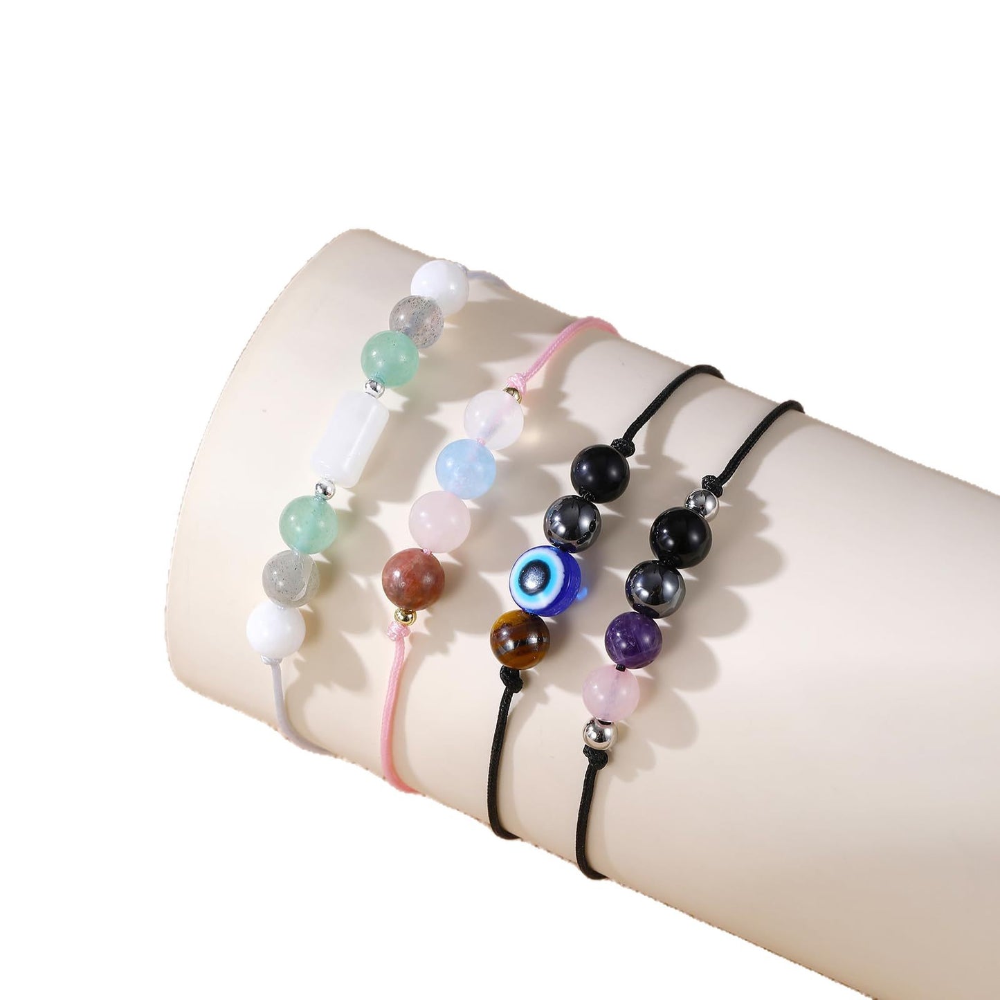 Minimalist Polished Geometric Crystal Bracelet for Women
