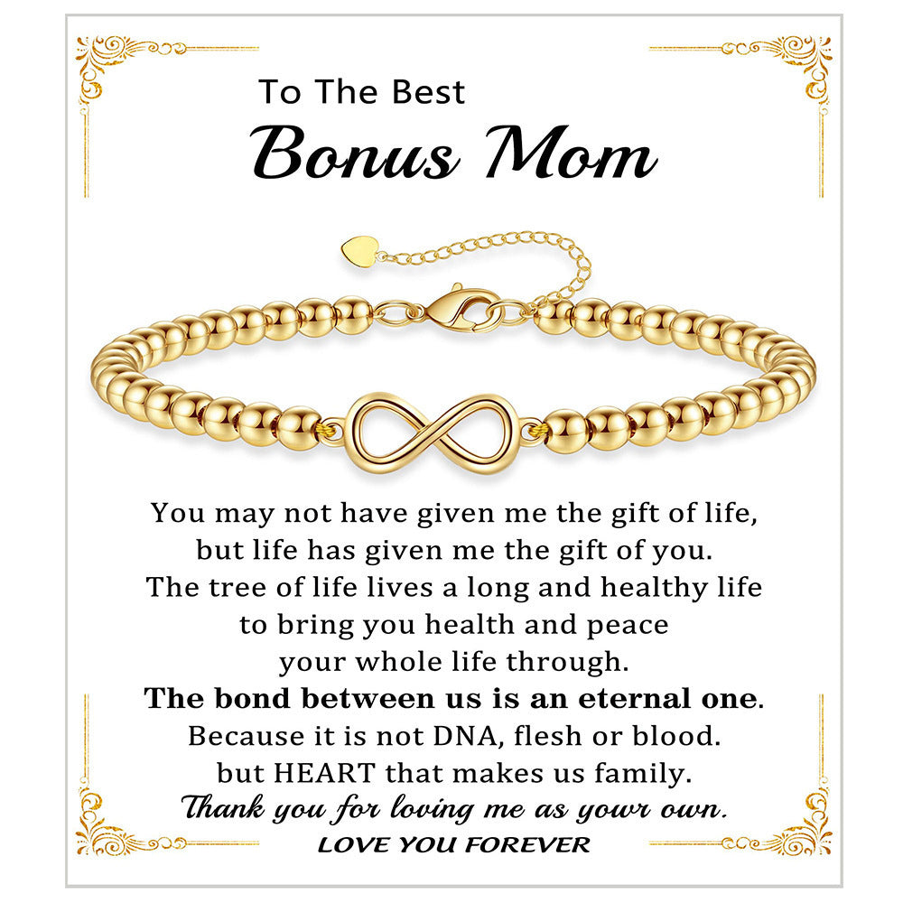 Fashionable Heart Shaped Plated Stainless Steel Bracelet for Women