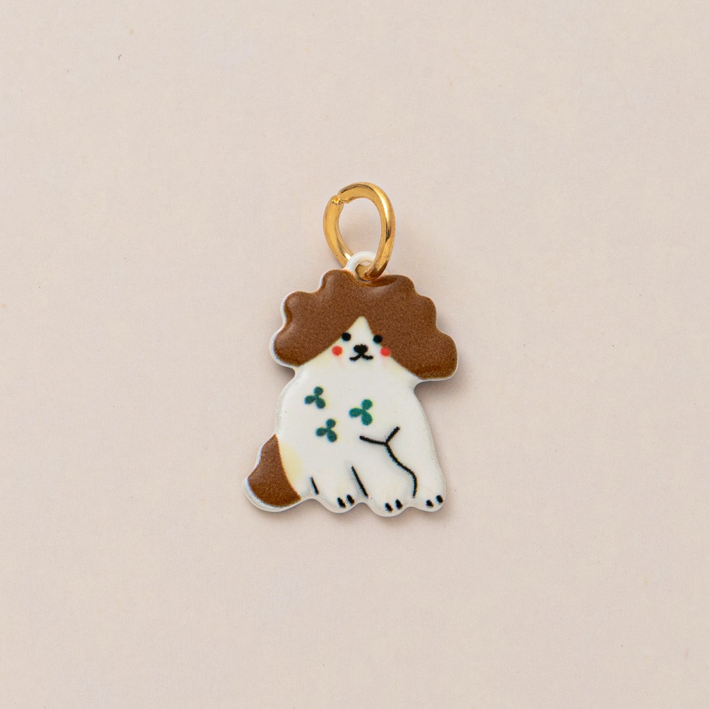 Vintage Luxury Cat Brass Charm Bar