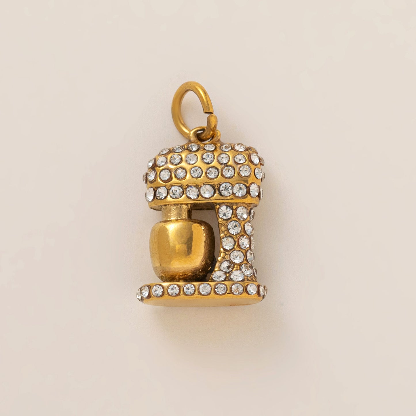 Fashion Business Stainless Steel PVD Gold Plated Charm Bar