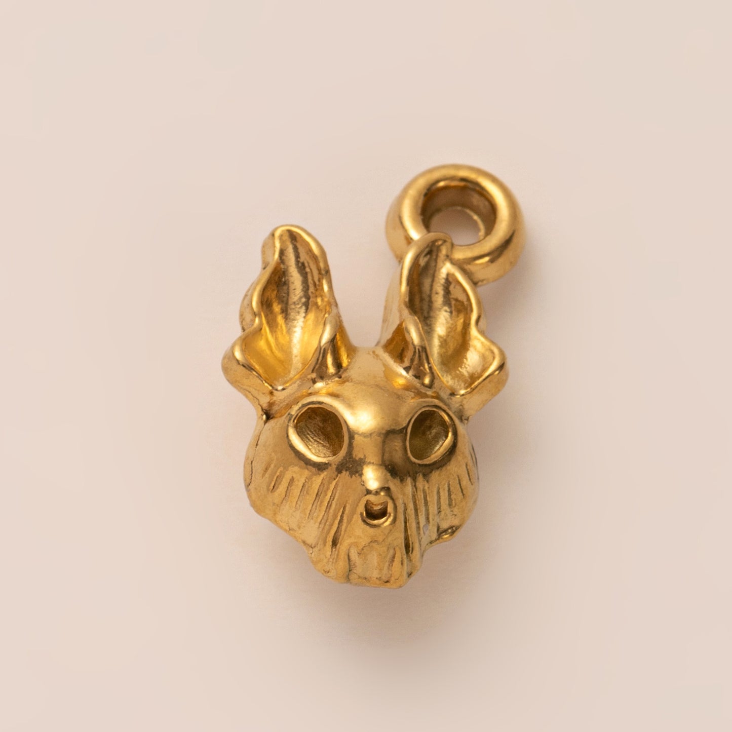 Vintage 18K Gold Plated Animal Stainless Steel PVD Ball Chain Charm Bar