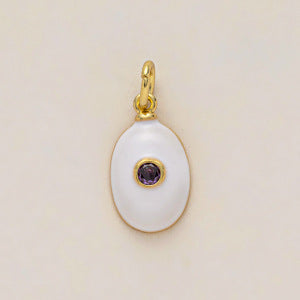 Sweet Minimalist Stainless Steel Plated Heart Geometric Round Square Cubic Zirconia Pendant Necklace