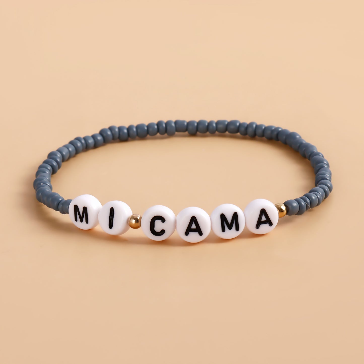 Geometric Ins Style Plated Bracelet Set with Crystal Charms for Women and Men