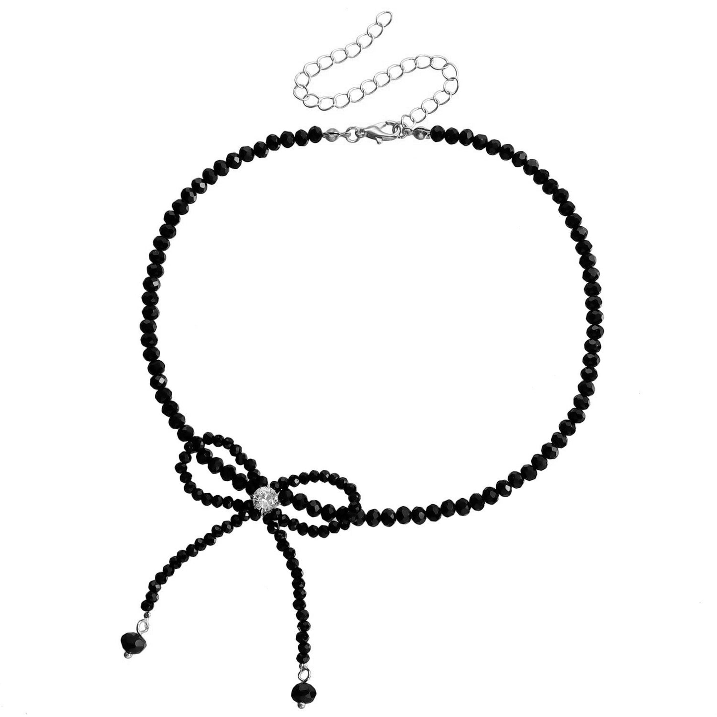 Butterfly Pearl Necklace with Geometric Design, Plated Metal Chain, Fresh Sweet Style for Women