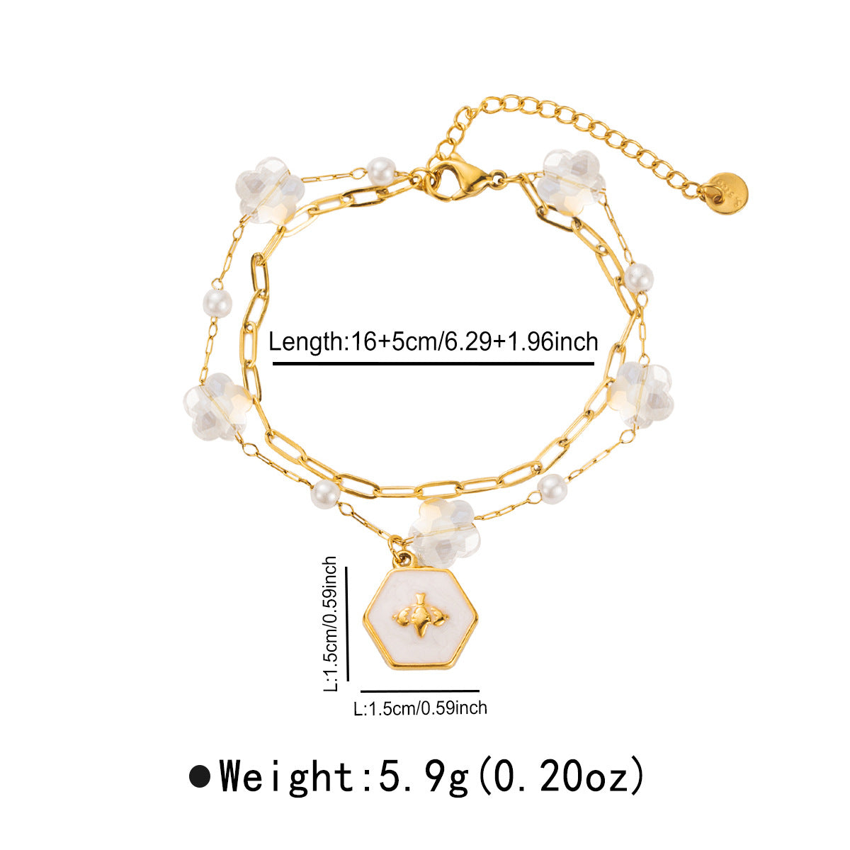 Bracciale da donna vintage a forma di farfalla, stella e luna, in acciaio inossidabile con intarsi in conchiglia, galvanizzato, gioielli minimalisti per tutti i giorni