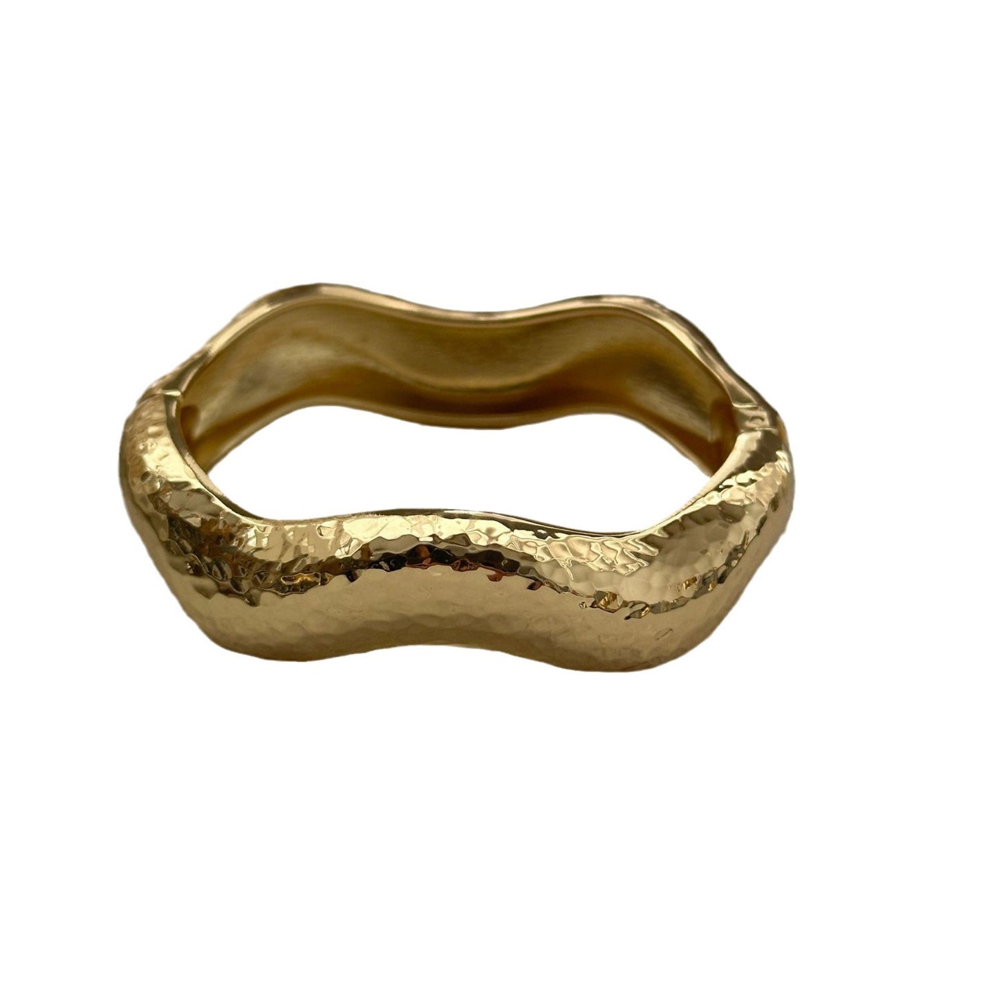 Bracciale a fascia aperta da donna in lega geometrica placcata alla moda