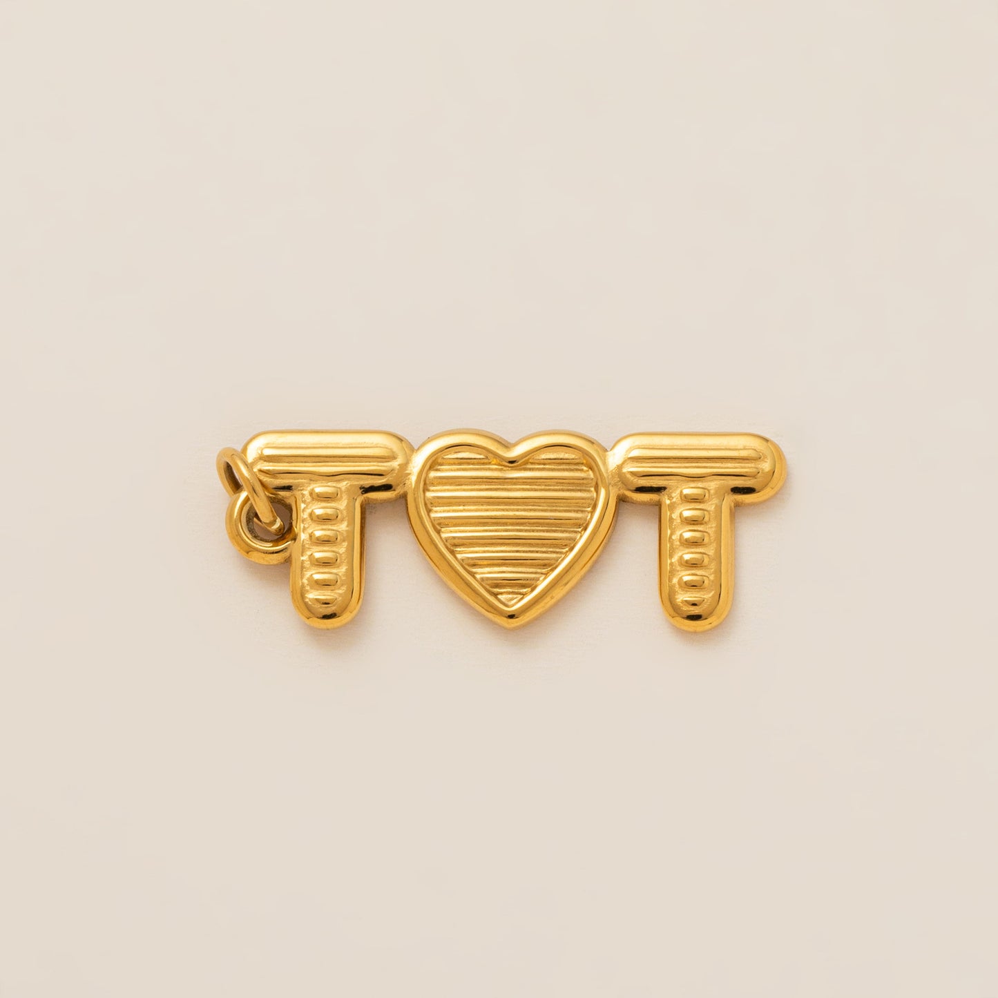 Fashion Business Stainless Steel PVD Gold Plated Charm Bar