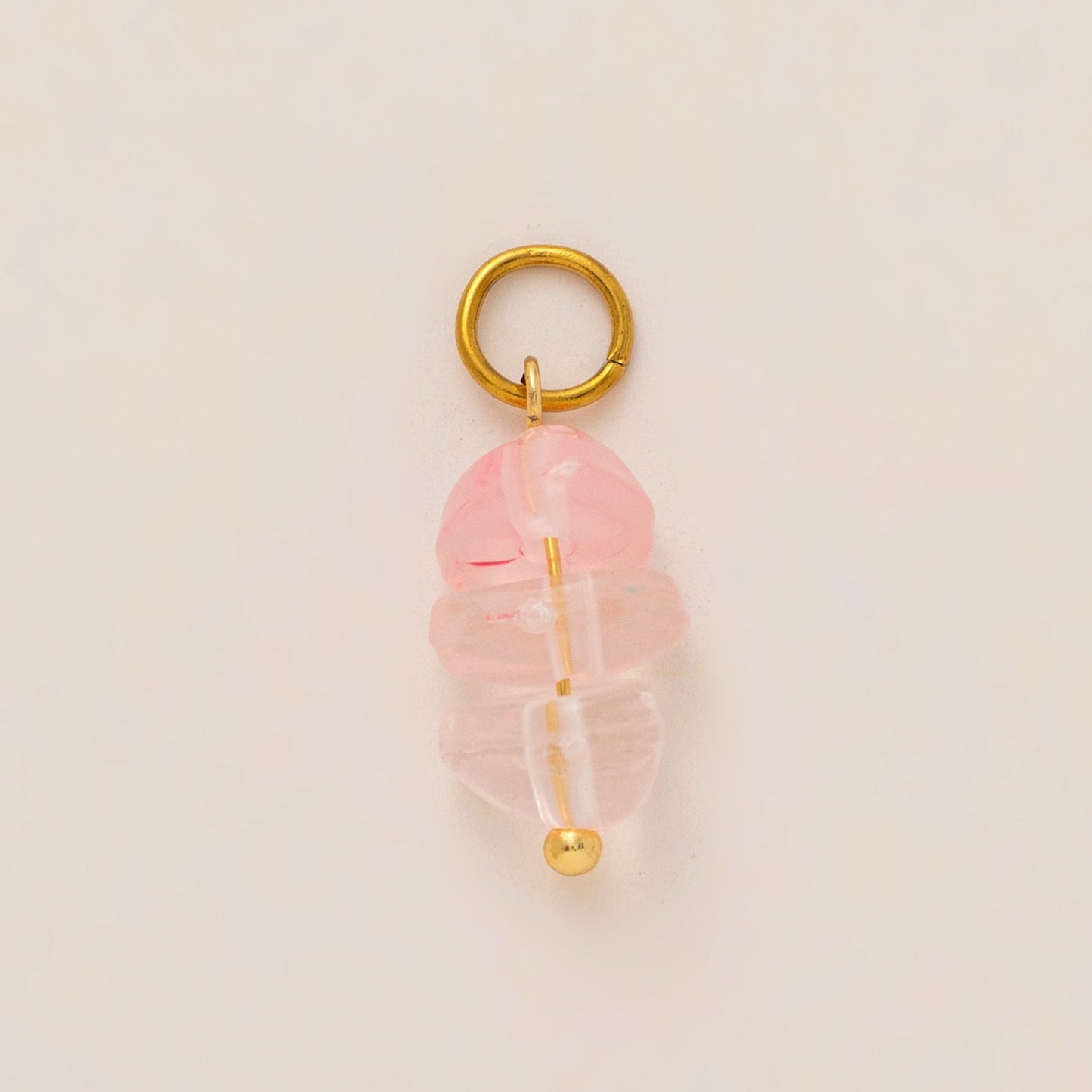 Vintage Elegant Oval Geometric Plated Brass Bag Charm
