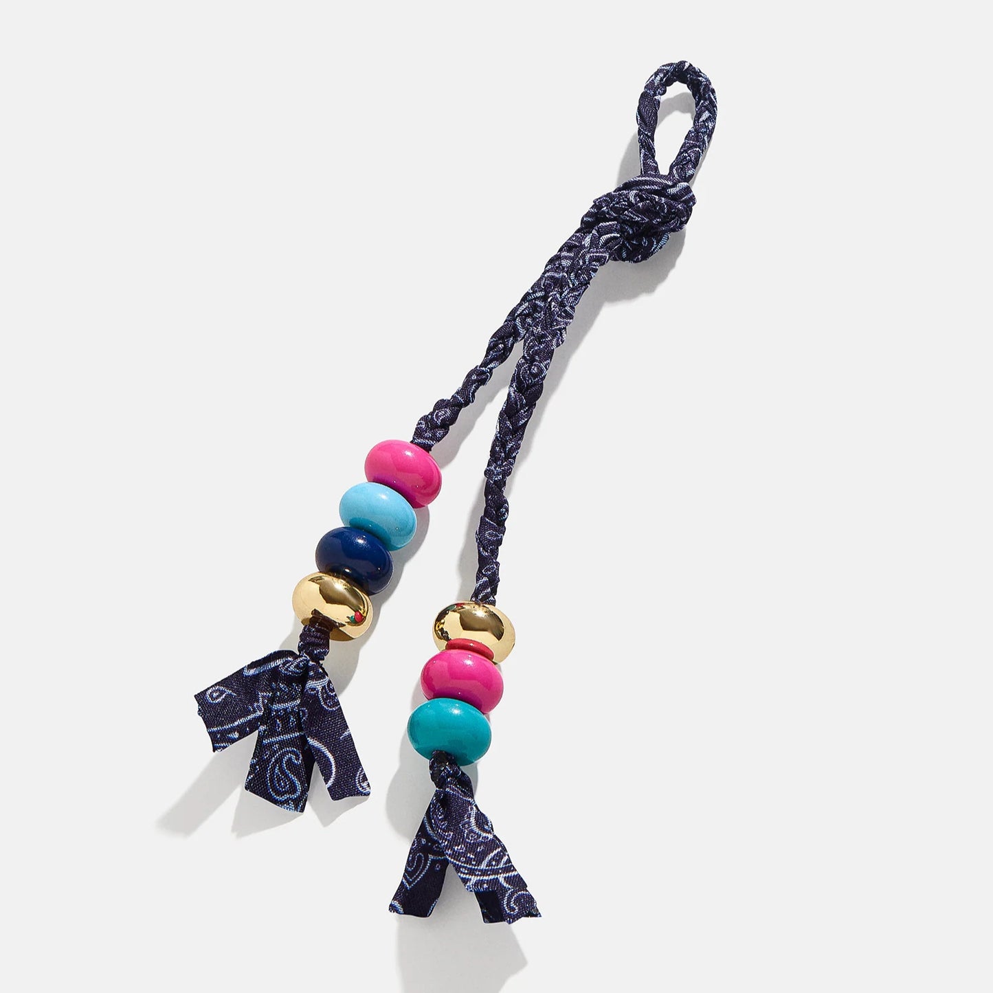Minimalist Floral Plated Alloy Bag Charm
