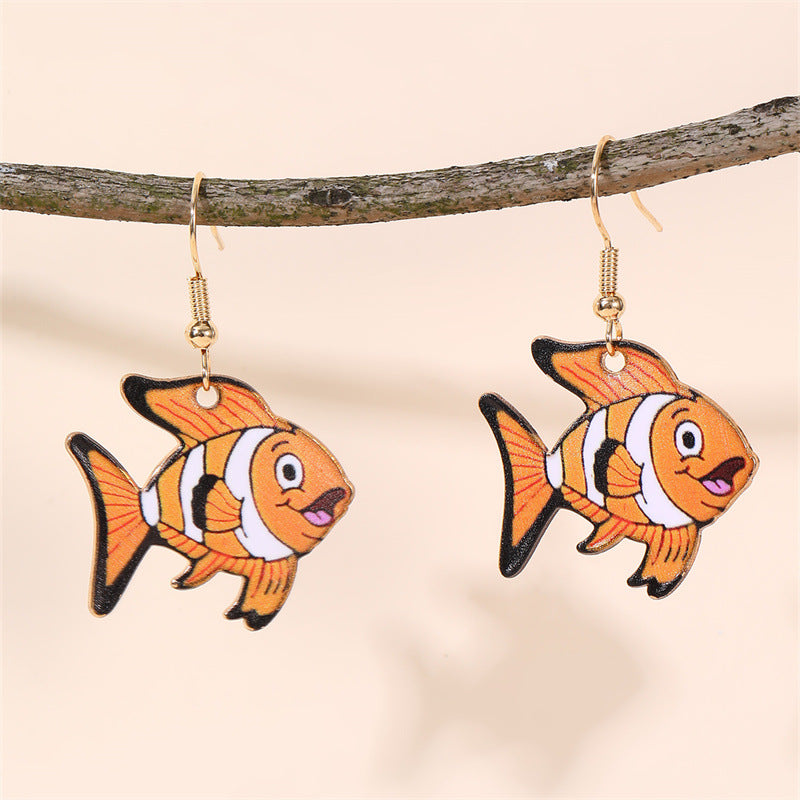 Pendientes de resina con forma de lazo minimalista para niños, con incrustaciones de perlas, para vacaciones en la playa y como recuerdo de viaje