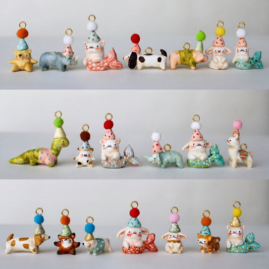 Barra de dije de circonita cúbica de perro de animal de latón bañado en aceite por goteo de estilo vintage