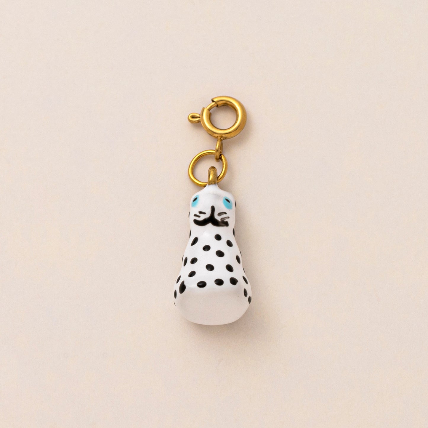 Charm a barra con ciondolo a stella in acciaio inossidabile placcato oro 18 carati vintage