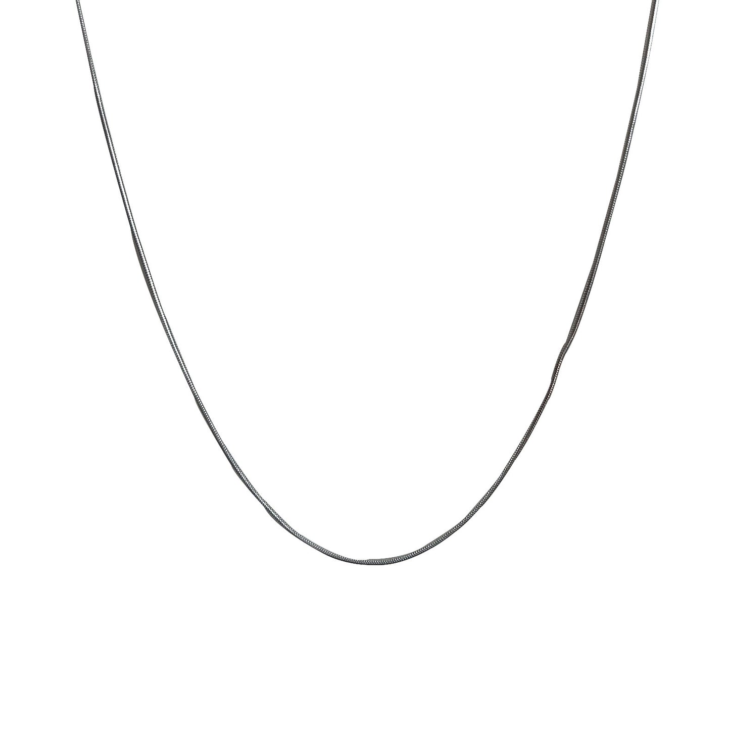 Collar Minimalista de Acero de Titanio en Forma de U para Mujer con Diseño de Cadena de Serpiente, Cadena de Clavícula en Capas Hipoalergénica