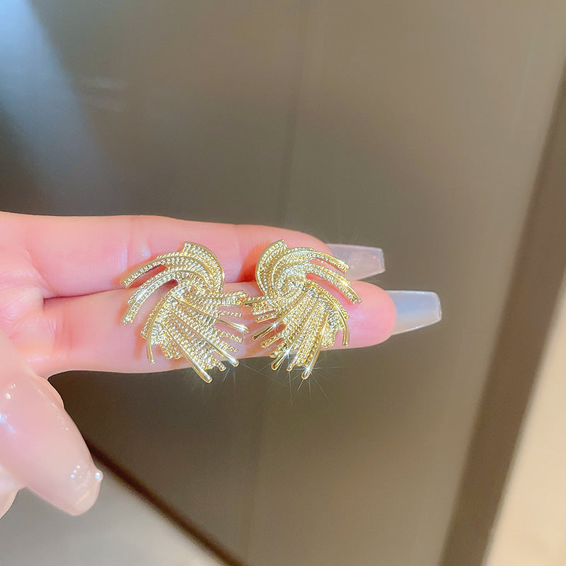 Vintage Pearl Drop Earrings with Gold Plating Stainless Steel Posts for Women