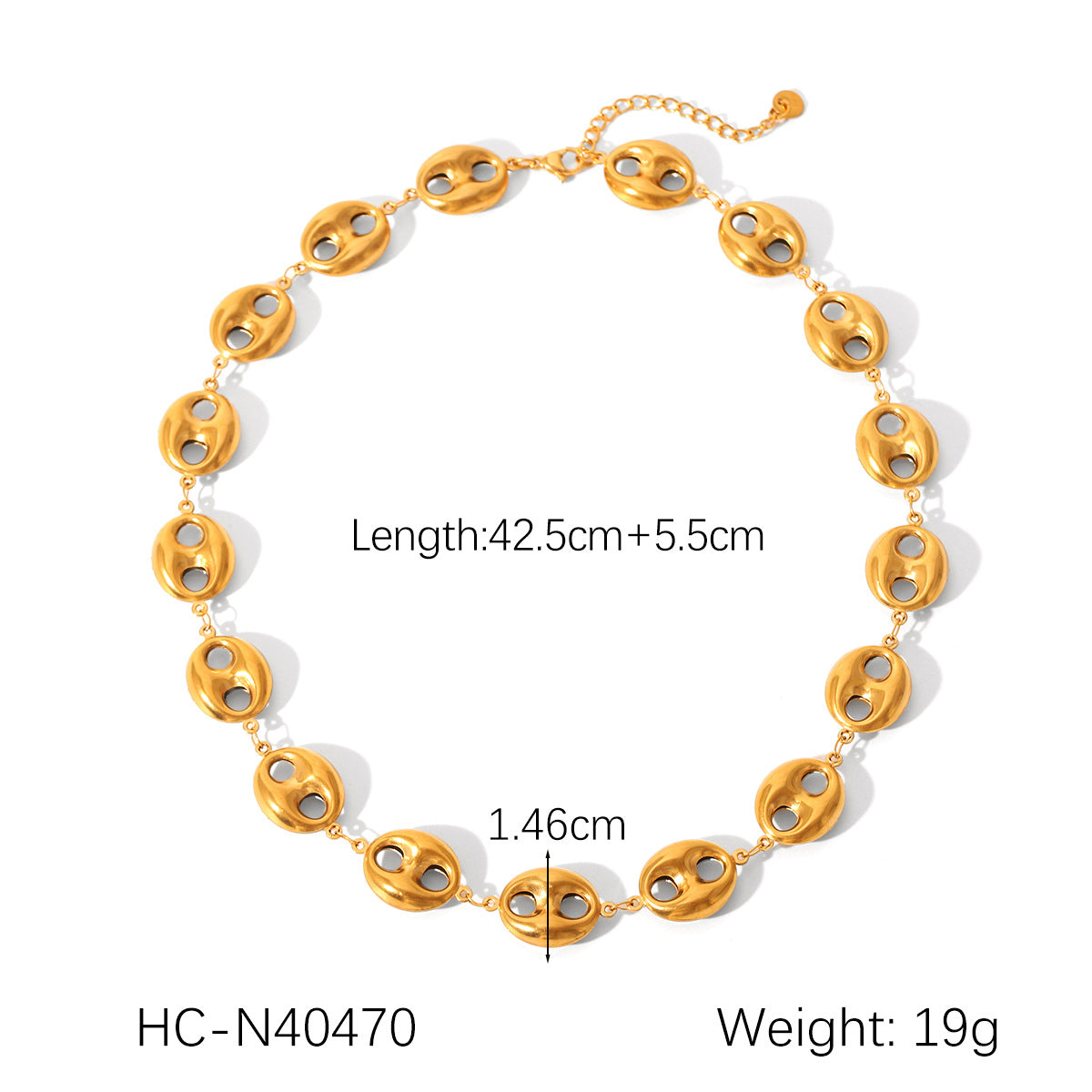 Minimalist Star-Shaped Stainless Steel Necklace with Plated Finish for Women Locket Chain