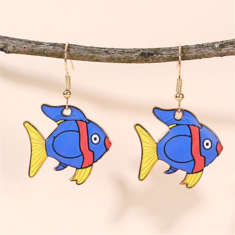 Pendientes de resina con forma de lazo minimalista para niños, con incrustaciones de perlas, para vacaciones en la playa y como recuerdo de viaje