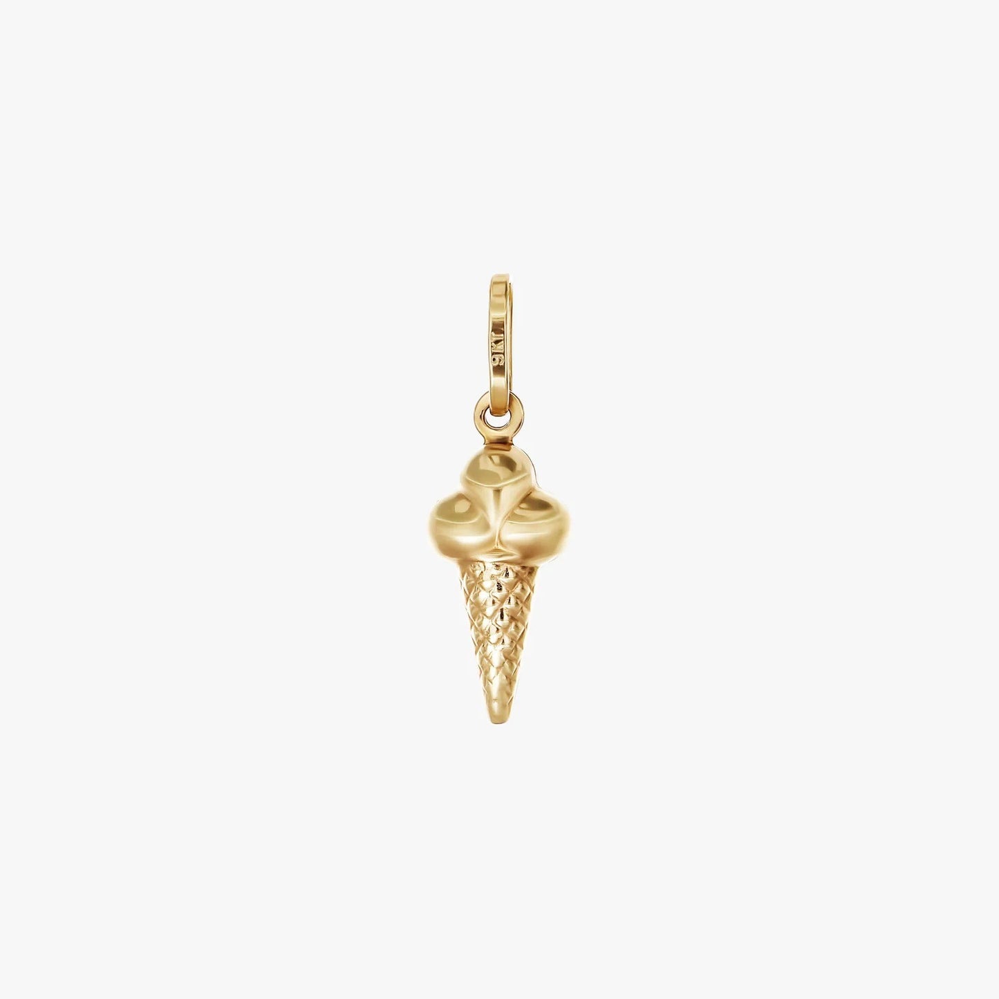 Vintage 18K Gold Plated Stainless Steel Bear Charm Bar with Adjustable Chain