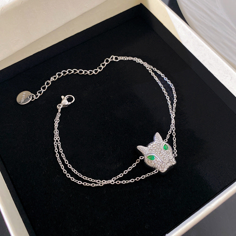 Geometric Animal Plated Titanium Steel Bracelet