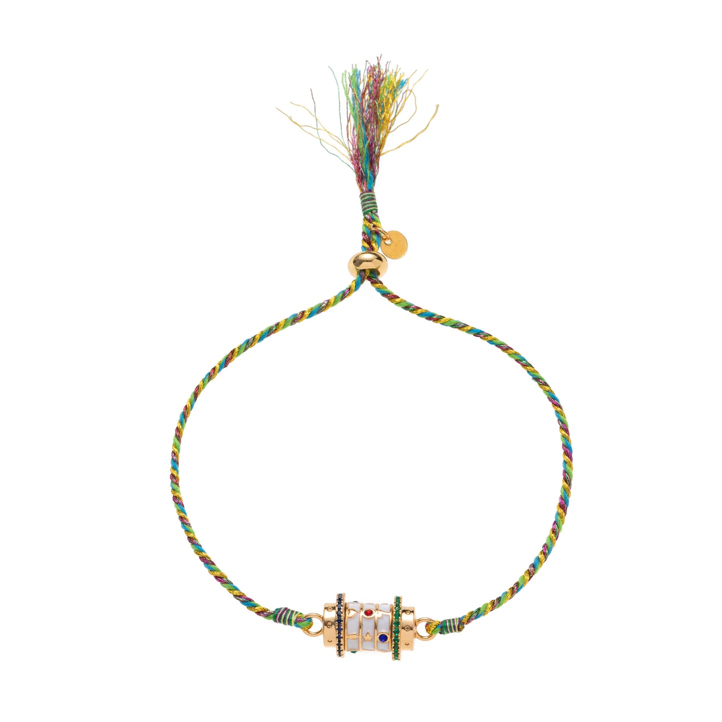 Vintage Geometric Tarot Bracelet with Star Pendant, Gold-Plated Titanium Steel Jewelry for Women and Men