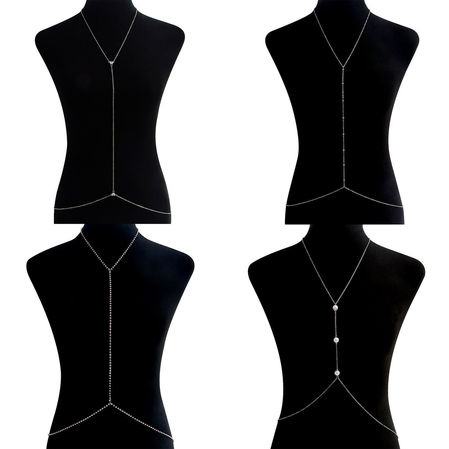Punk Casual Metal Body Chain for Women