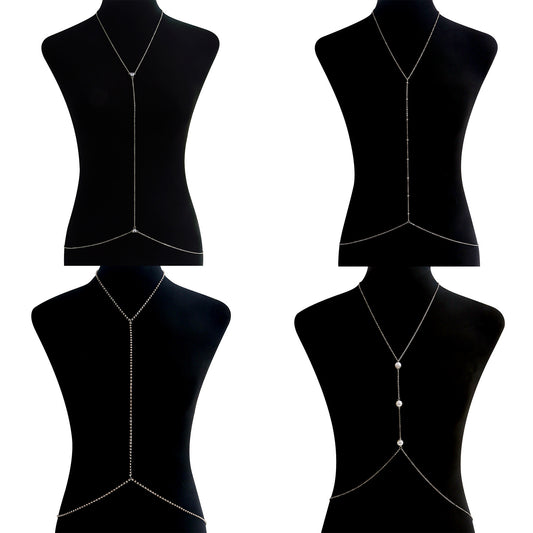 Punk Casual Metal Body Chain for Women