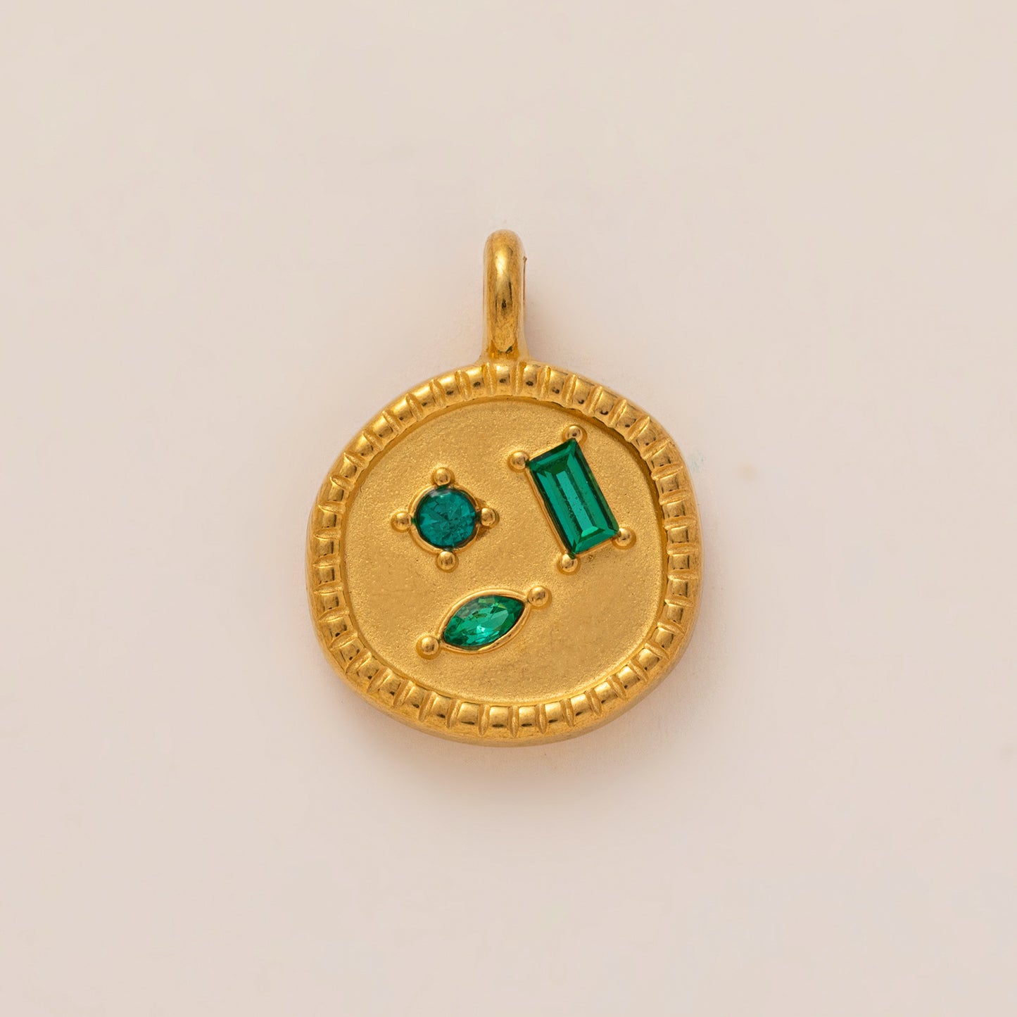 Vintage Geometric Stainless Steel PVD 18K Gold Plated Necklace